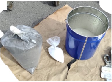 Ремонтная полимерно-акриловая смесь Carbon с  отвердителем